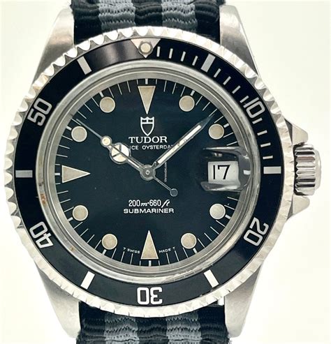 tudor oysterdate submariner 200m 660 t 1983 lancette rombo|Tudor, Prince Oysterdate Submariner .